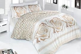 Pościel sat. ROSE CREAM 200x220