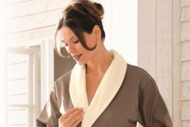 Szlafrok Bugatti Jasmine brown roz. M