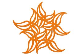 Podkładka Koziol Flame pomarańczowa