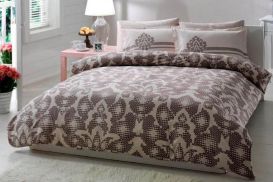 Pościel satynowa 200x220 Lander Beige