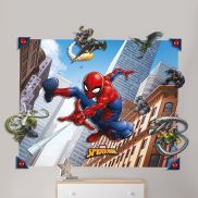 SPIDERMAN DEKORACJA ŚCIENNA 3D