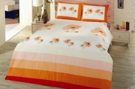 Pościel bawełna 160x220 Melis orange