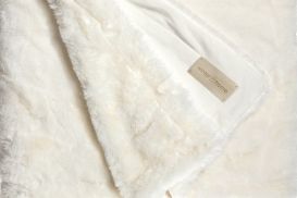 Koc futrzany Winter-Home SEAL snow white