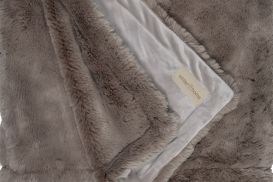 Koc futrzany Winter-Home SEAL taupe