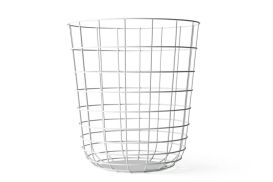 Kosz Menu WIRE white