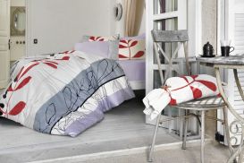 Pościel baw. 200x220 Victoria PERLA GREY
