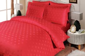 Pościel bambusowa 220x200 Diamond red