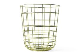 Kosz Menu WIRE brass