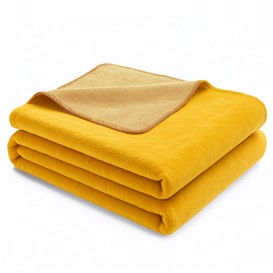 Koc Moca 150x200 Doubleface yellow
