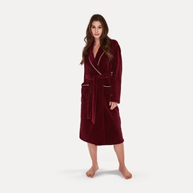 Szlafrok szalowy Moeve HOMEWEAR r. L burgundy