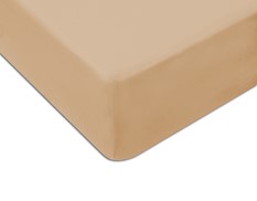 Prześcieradło jersey z gumką 120X200 Beż
