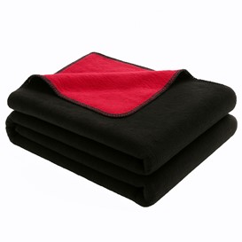 Koc Moca 150x200 Doubleface black&red