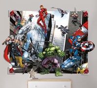 AVENGERS DEKORACJA ŚCIENNA 3D